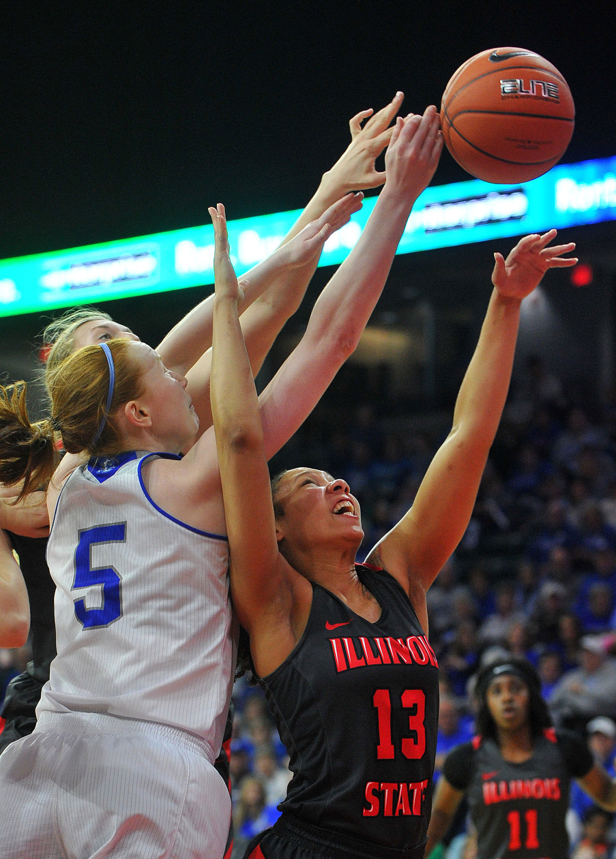 Drake vs Illinois State at the 2019 Missouri Valley Conference Women's Basketball Tournament